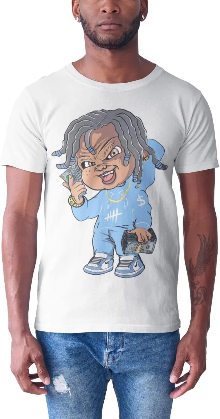 Jordan 1 Carolinaa Blue Killa Cash Doll Carolinaa Blue Shirt, Jordan 1 Carolinaa Blue Matching for Sneaker Jordan 1