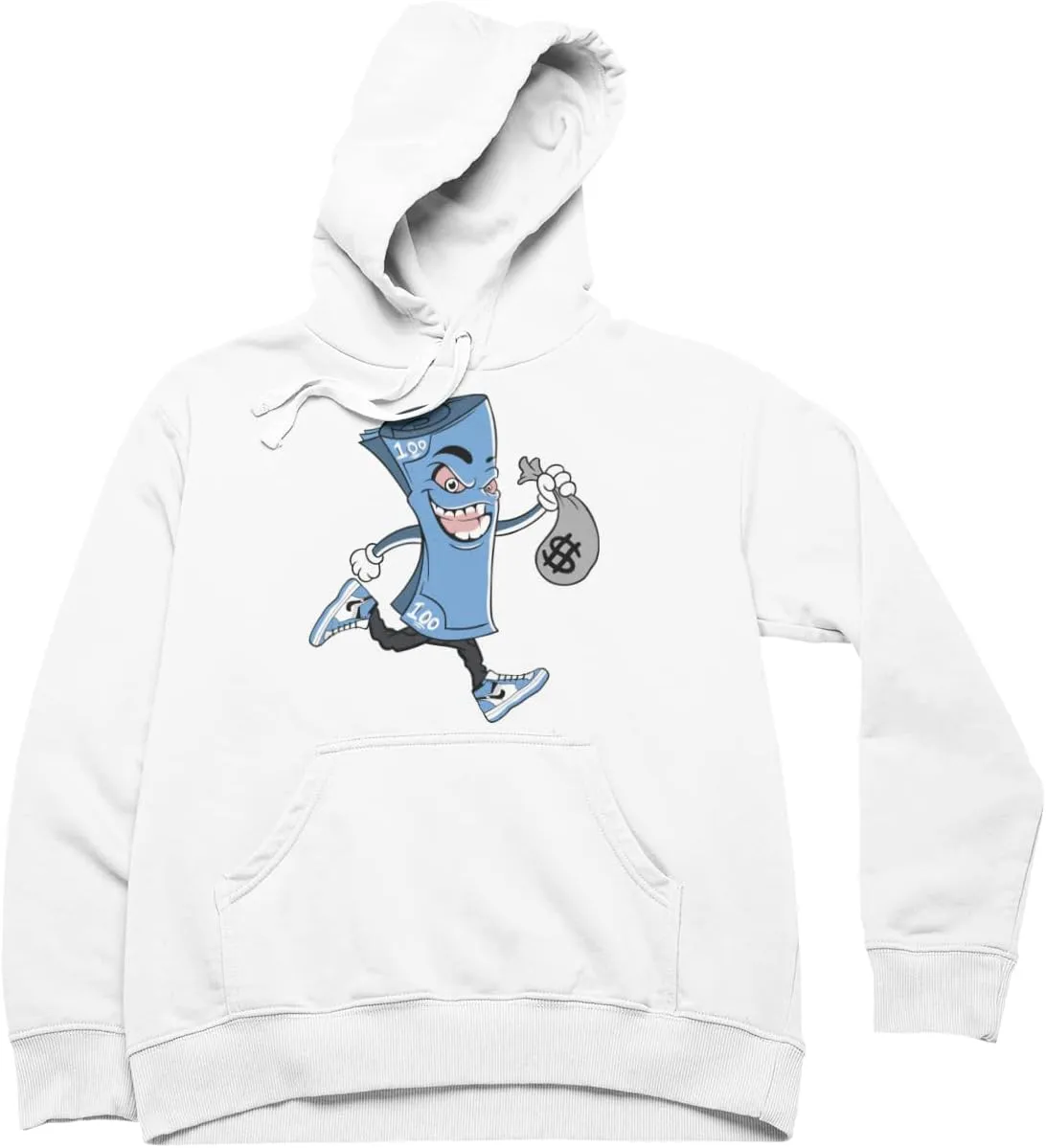 Jordan 1 Carolinaa Blue Matching Colors Men's Hoodie Sweatshirt Pullover