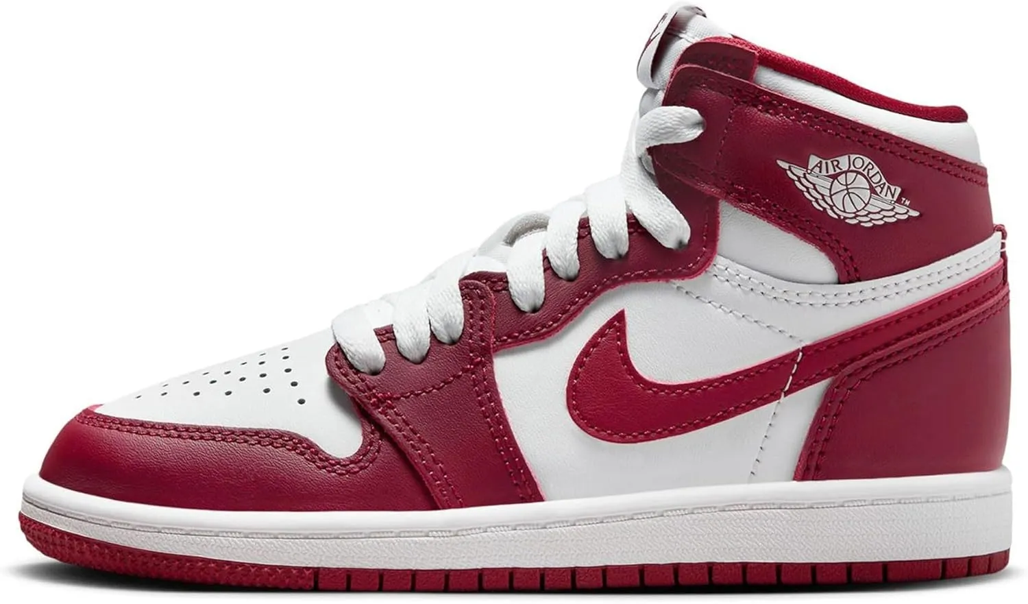 Jordan Little Kid's 1 Retro High OG Artisanal Red Wht/Team Red (FD1412 160)