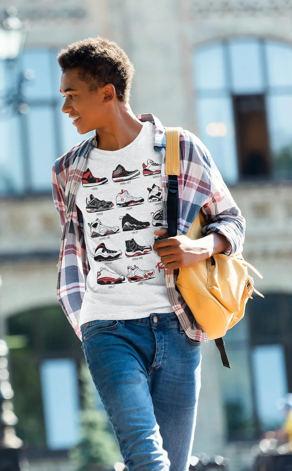 Jordan Retro Sneakers University Blue Image T Shirt to Match, Tee to Match Jordans 1 2 3 4 5 6 11 12 13