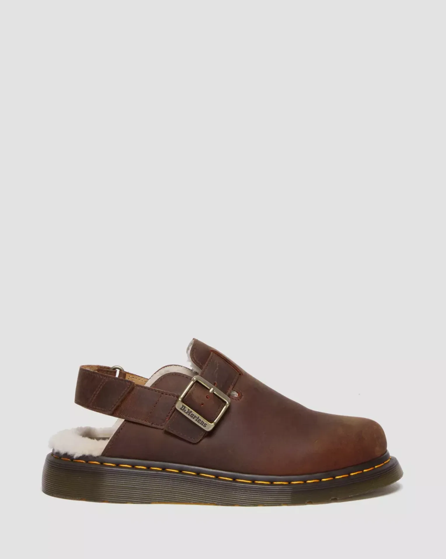 JORGE II FAUX FUR LINED MULES WARM TAN