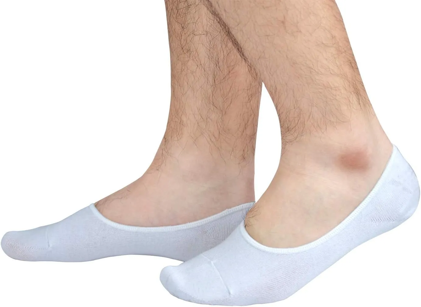 JORMATT Mens Truly No Show Socks With Non Slip Grips,Women Cotton Low Cut Socks for Loafer Sneakers Boat Shoes