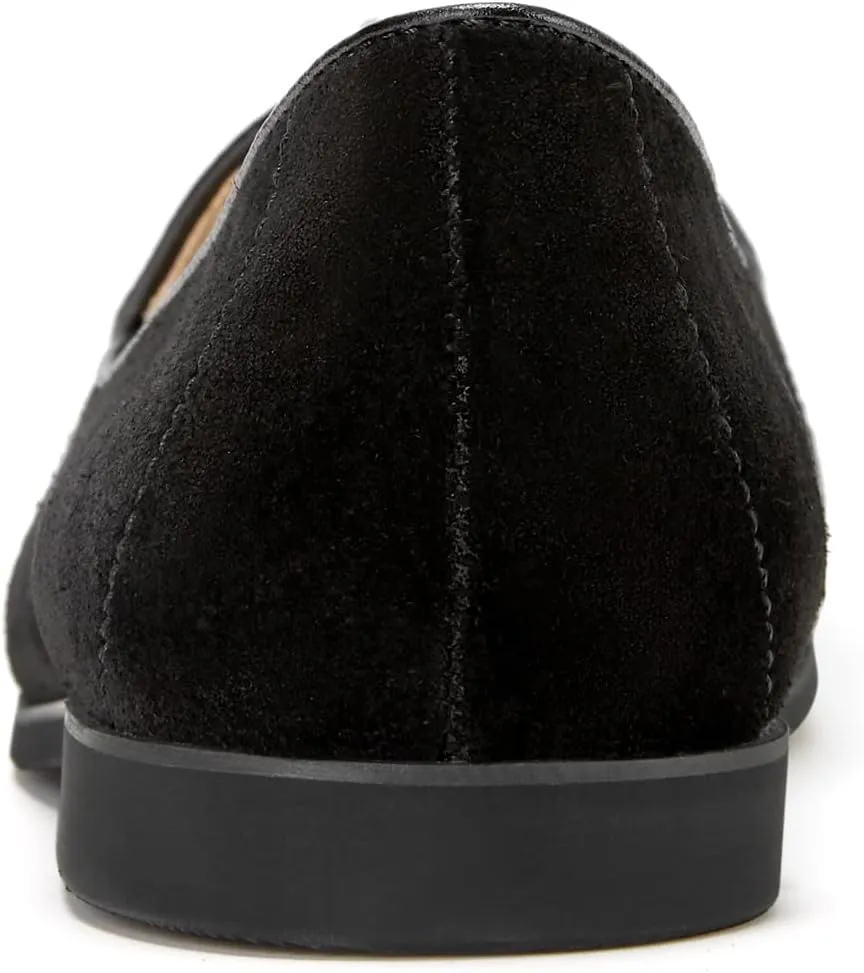 Journey West Suede Tassel Loafer for Women Slip-on Belgian Penny Loafers Shoes for Women in Many Colors