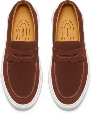 Journey West Suede Tassel Loafer for Women Slip-on Belgian Penny Loafers Shoes for Women in Many Colors