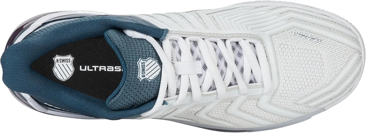 K-Swiss Men's Ultrashot 4 HB Tennis Shoe - Herringbone Bottom for Clay Courts