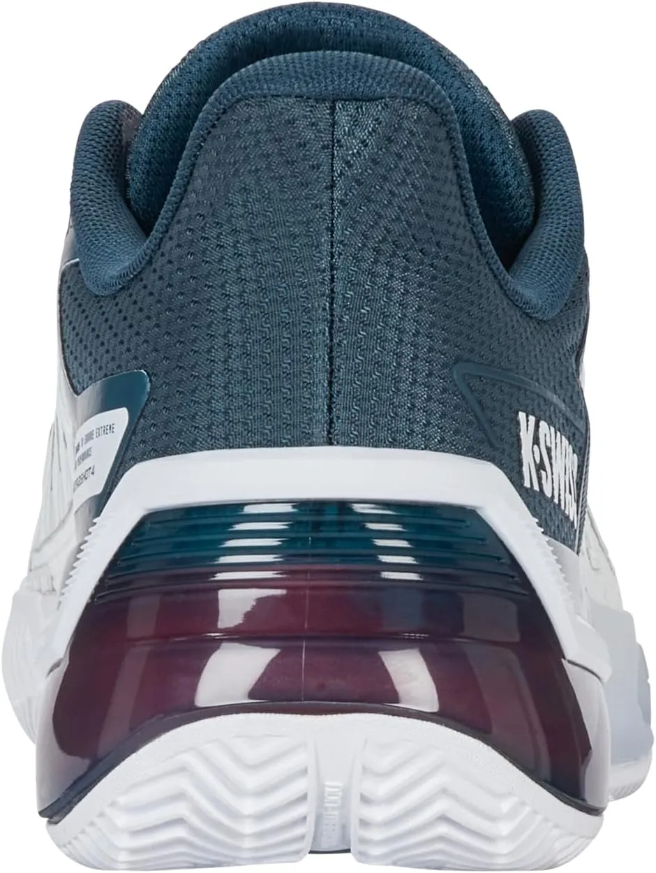 K-Swiss Men's Ultrashot 4 HB Tennis Shoe - Herringbone Bottom for Clay Courts