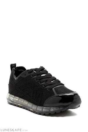KADIJAH Womens Black Low-Top Womens Sneaker