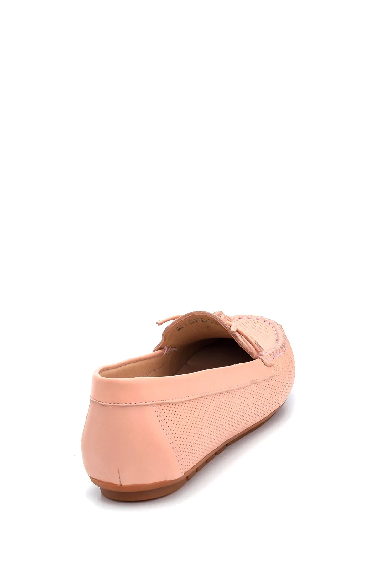 Kadın Deri Fiyonk Detaylı Loafer