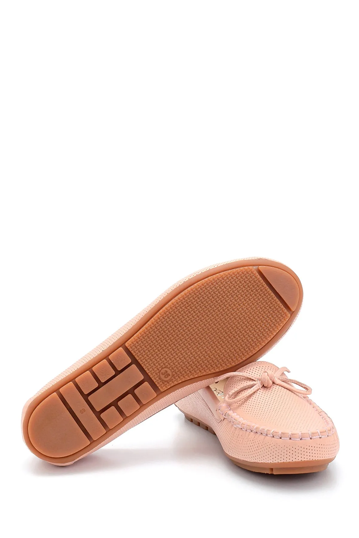 Kadın Deri Fiyonk Detaylı Loafer
