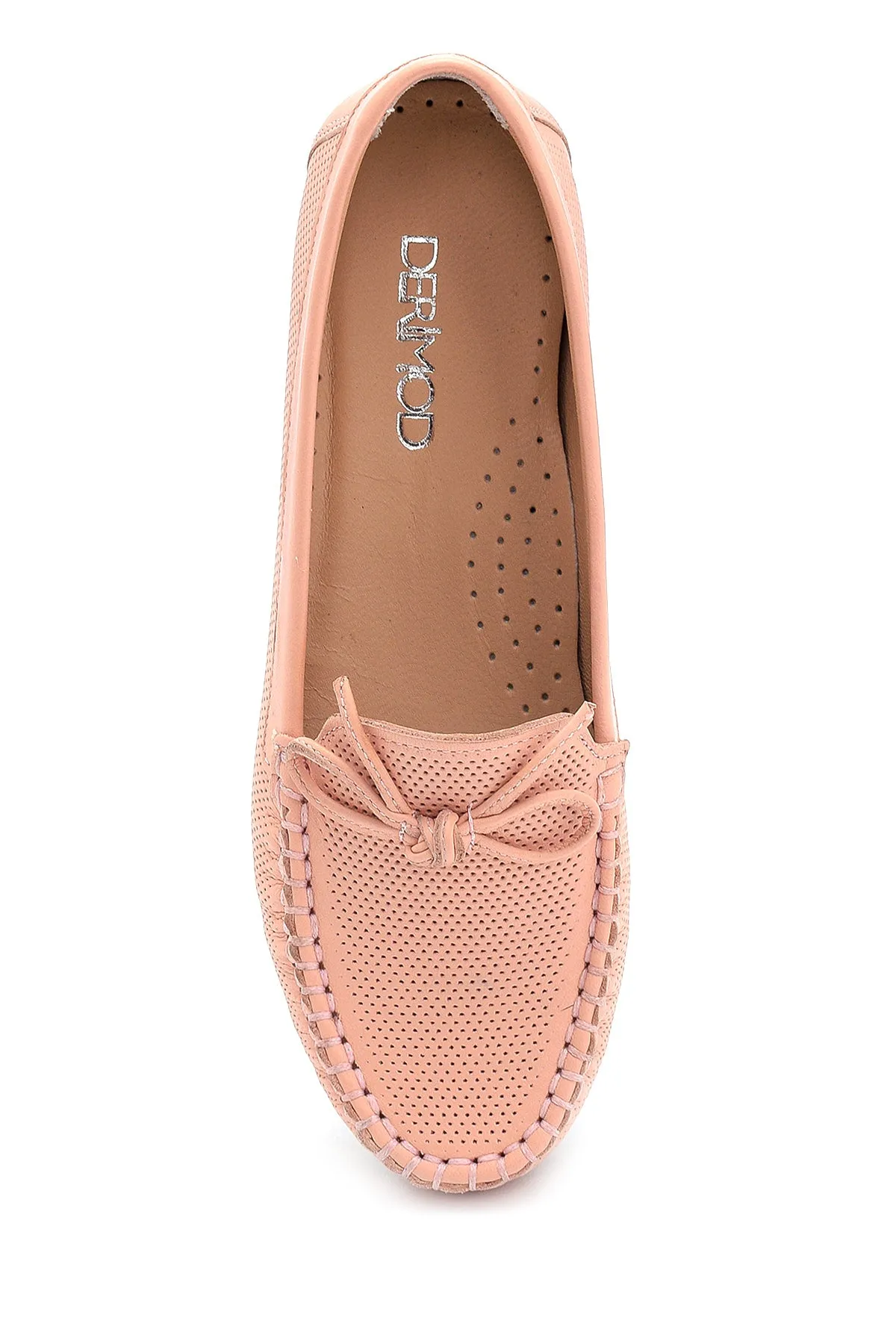 Kadın Deri Fiyonk Detaylı Loafer