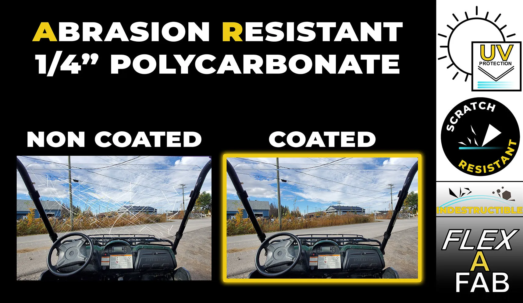 KAWASAKI MULE PRO FX DX 2015  Windshield Full
