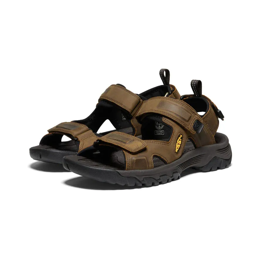 Keen Men's Targhee III Sandal Open Toe Bison/Mulch