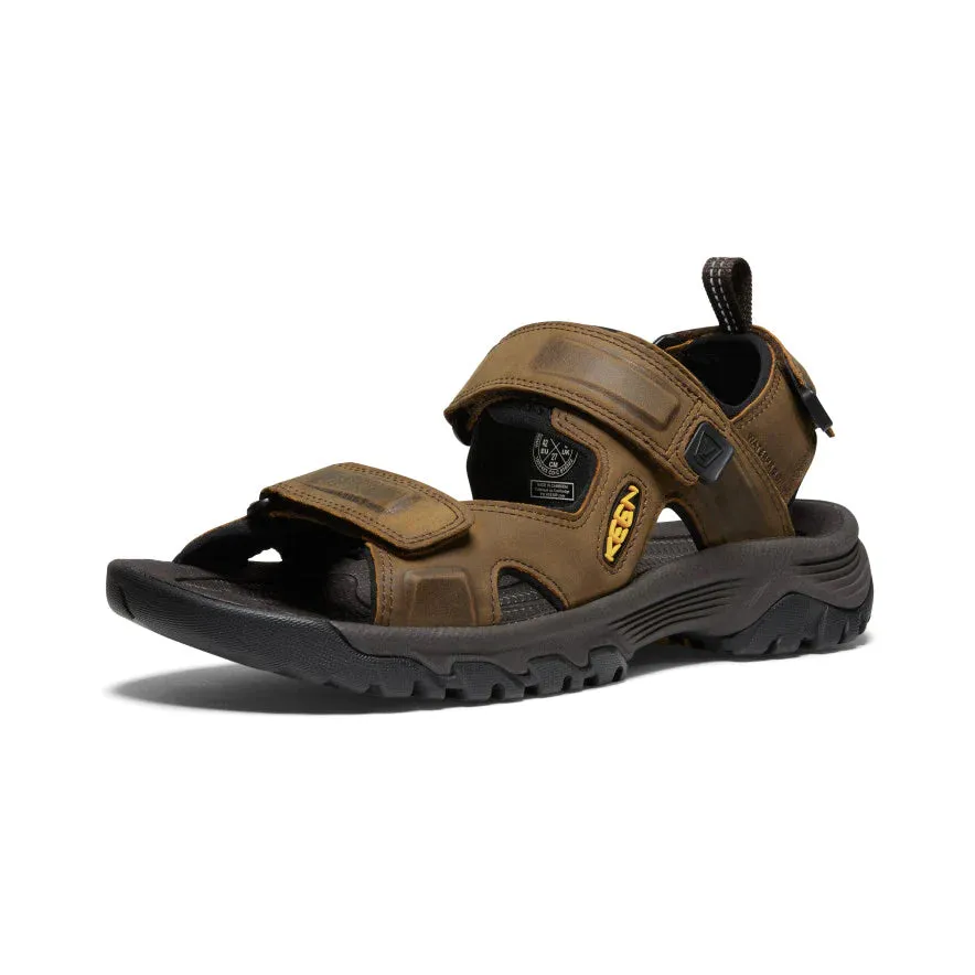 Keen Men's Targhee III Sandal Open Toe Bison/Mulch