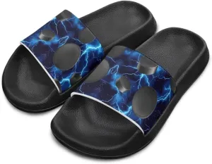 Kids Sandals Boys Quick Drying Bathroom Shower Sandal Summer Beach Pool Slippers with Non-Slip Sole
