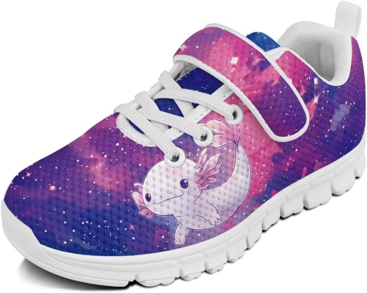Kids Sneakers for Boys Girls Single Buckle Running Tennis Shoes Breathable Lightweight Sport Athletic Shoe for Little Kids Size 11-15 White Sole