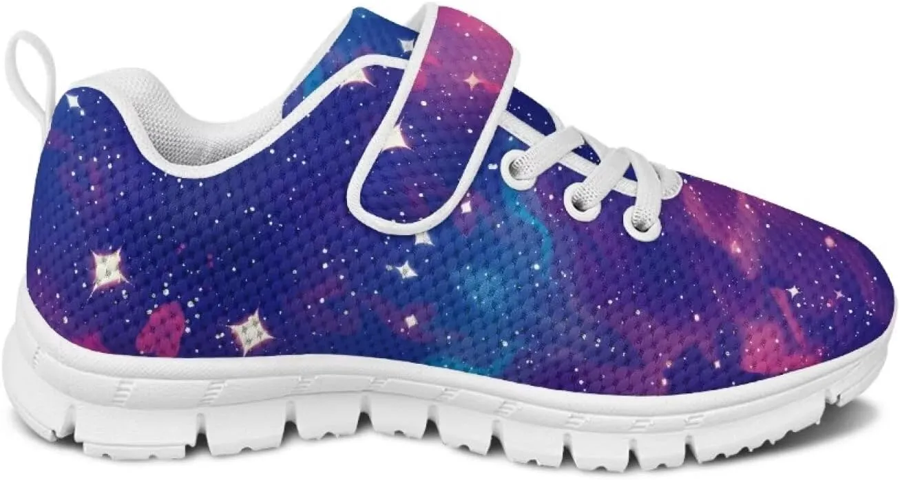 Kids Sneakers for Boys Girls Single Buckle Running Tennis Shoes Breathable Lightweight Sport Athletic Shoe for Little Kids Size 11-15 White Sole