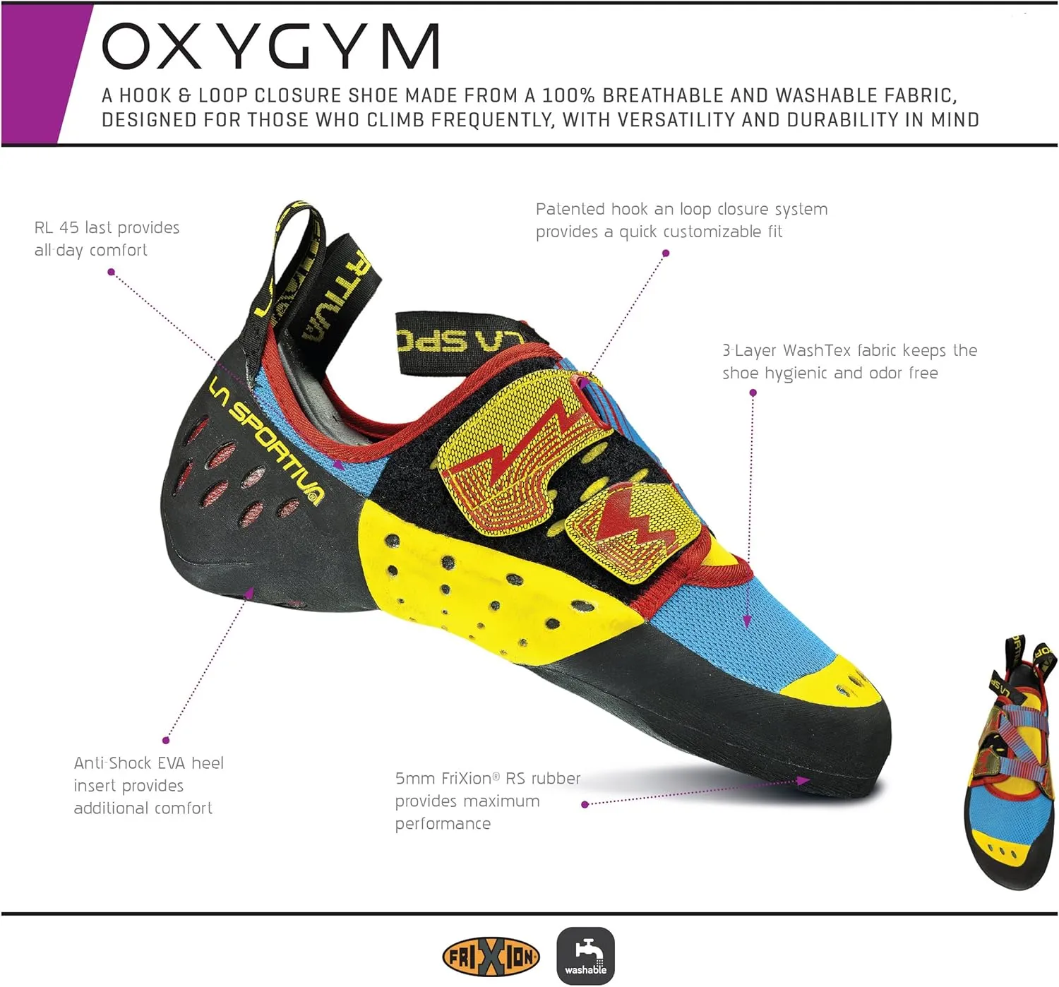 La Sportiva Women's OXYGYM Climbing Shoe