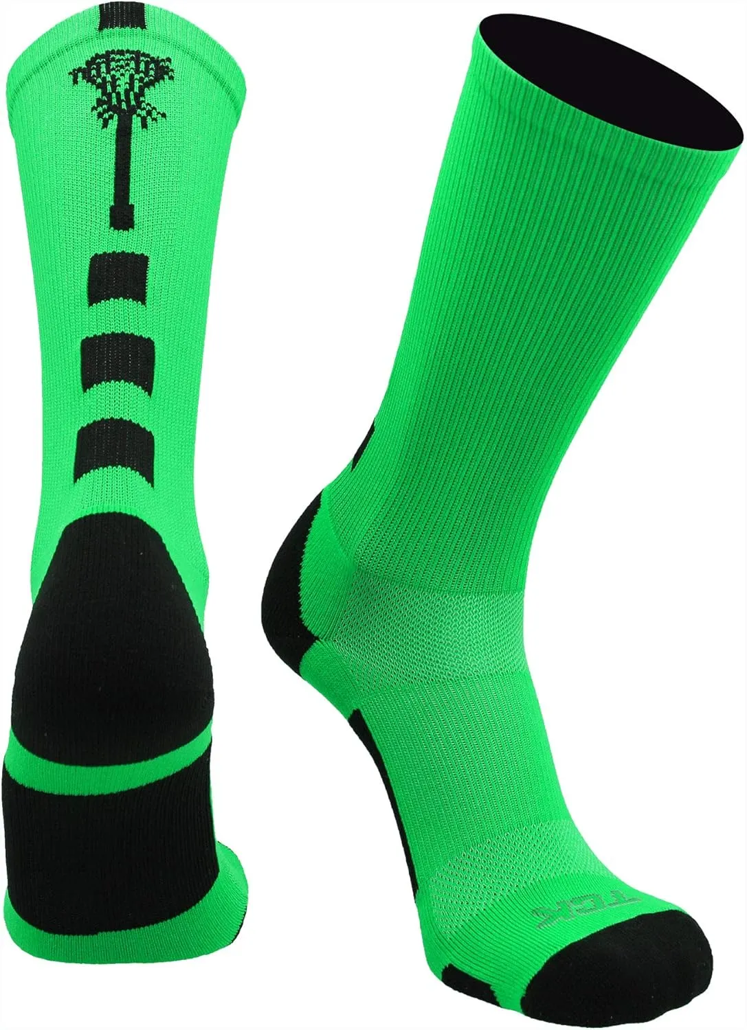 Lacrosse Socks Midline Lacrosse Stick Logo Crew Socks Men Boys Girls Women