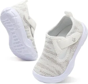 LeIsfIt Toddler Shoes Boys Girls Barefoot Shoes Wide Toe Box Shoes Lightweight Walking Shoes Slip On Tennis Shoes