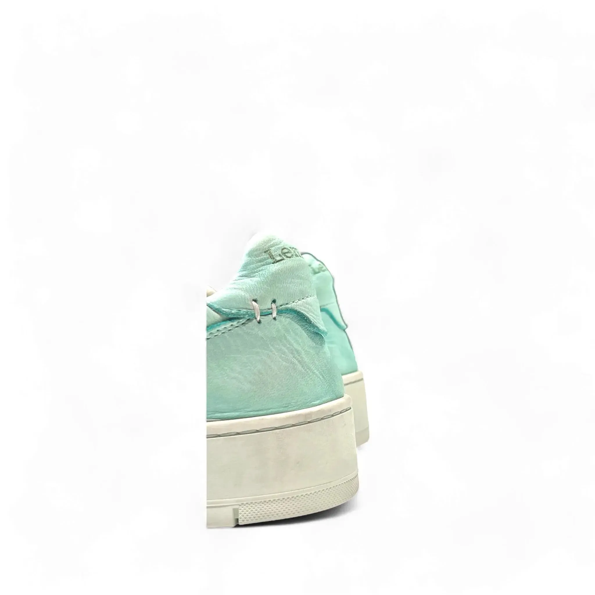 Lemargo, Jannik Sneaker, Hirschleder, Gummisohle, diamante mintgrün