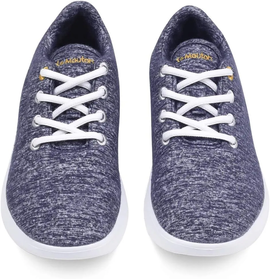 LeMouton Classic Women's Wool Shoe | Comfortable Lightweight | Walking Lace Up Sneaker