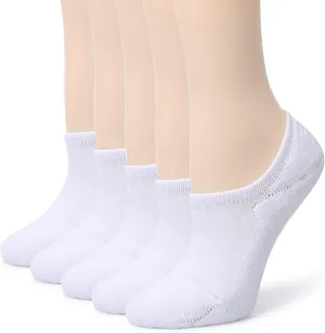 Leotruny Women's Cushion Sweat-absorbent Breathable Soft Athletic No Show Socks