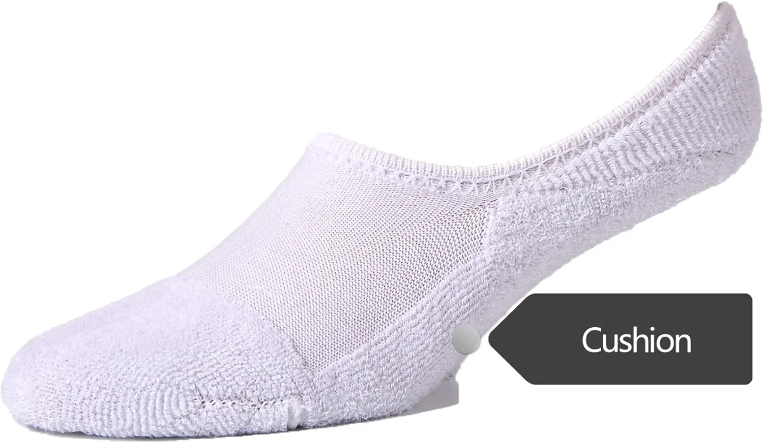Leotruny Women's Cushion Sweat-absorbent Breathable Soft Athletic No Show Socks