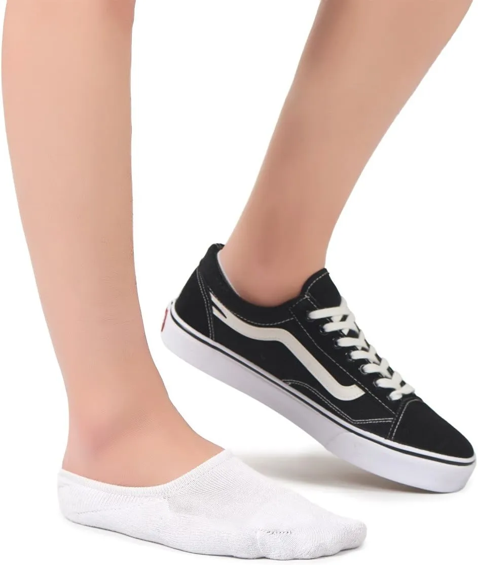 Leotruny Women's Cushion Sweat-absorbent Breathable Soft Athletic No Show Socks