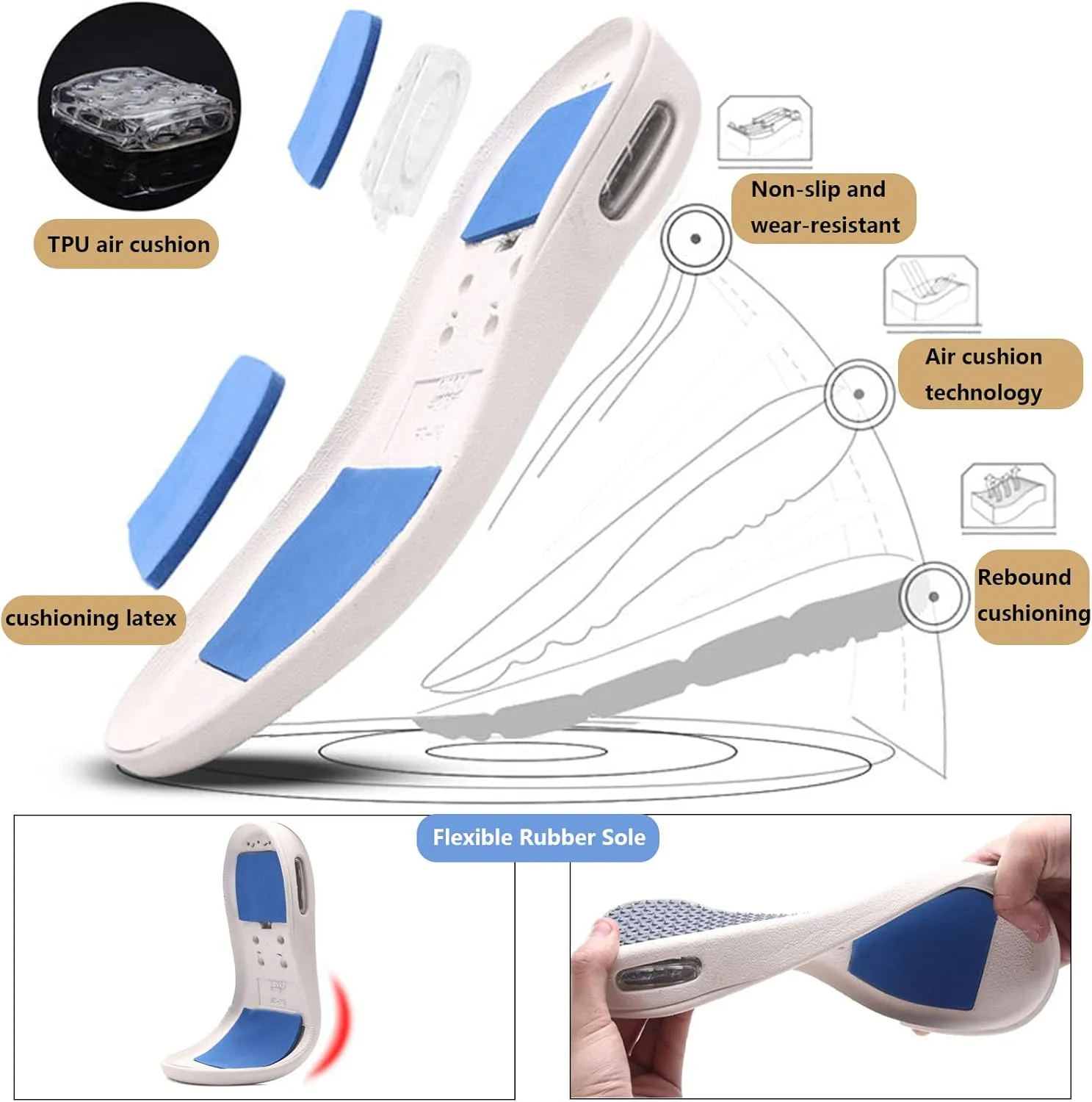 Lightweight Walking Sneakers,Diabetic Edema Plantar Fasciitis Arthritis Swollen Feet Fattening and Widening Elderly Shoes Men 9/Women 10