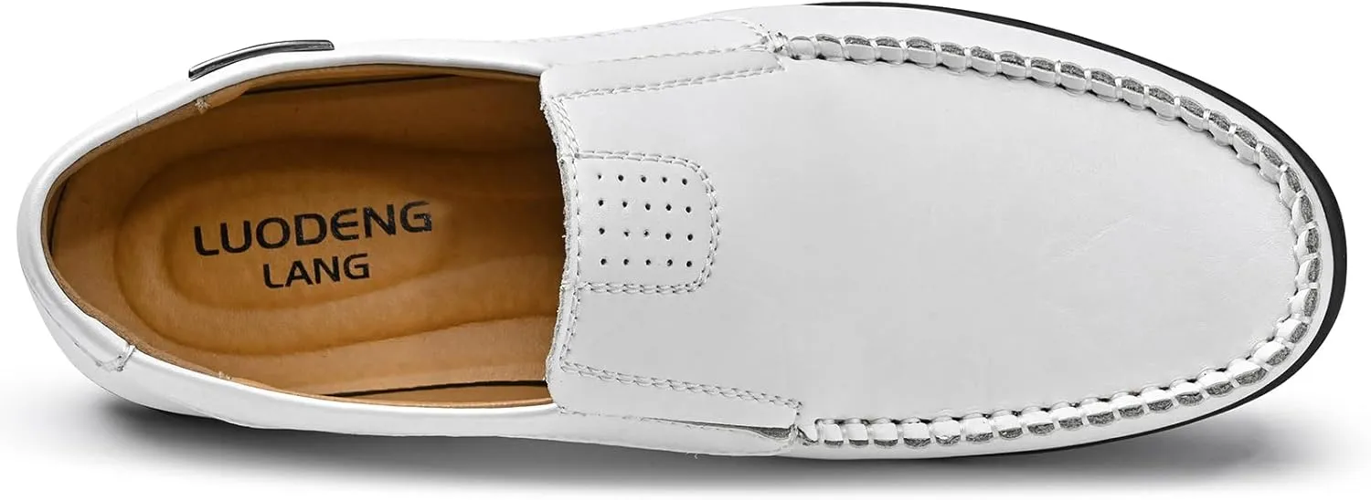 Loafer Premium Genuine Leather Men's Casual Shoes Slip On Mens Driving Penny Loafers for Men Lightweight Breathable