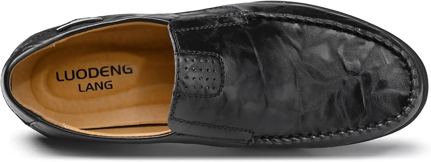 Loafer Premium Genuine Leather Men's Casual Shoes Slip On Mens Driving Penny Loafers for Men Lightweight Breathable