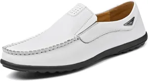 Loafer Premium Genuine Leather Men's Casual Shoes Slip On Mens Driving Penny Loafers for Men Lightweight Breathable
