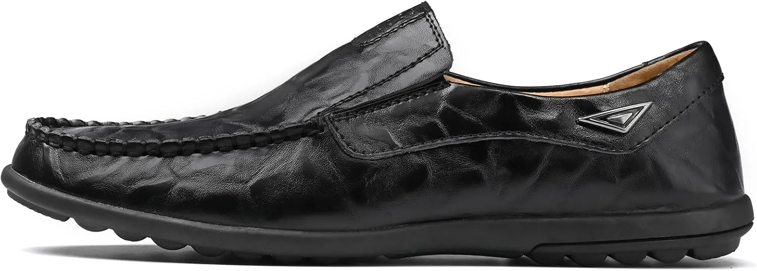 Loafer Premium Genuine Leather Men's Casual Shoes Slip On Mens Driving Penny Loafers for Men Lightweight Breathable