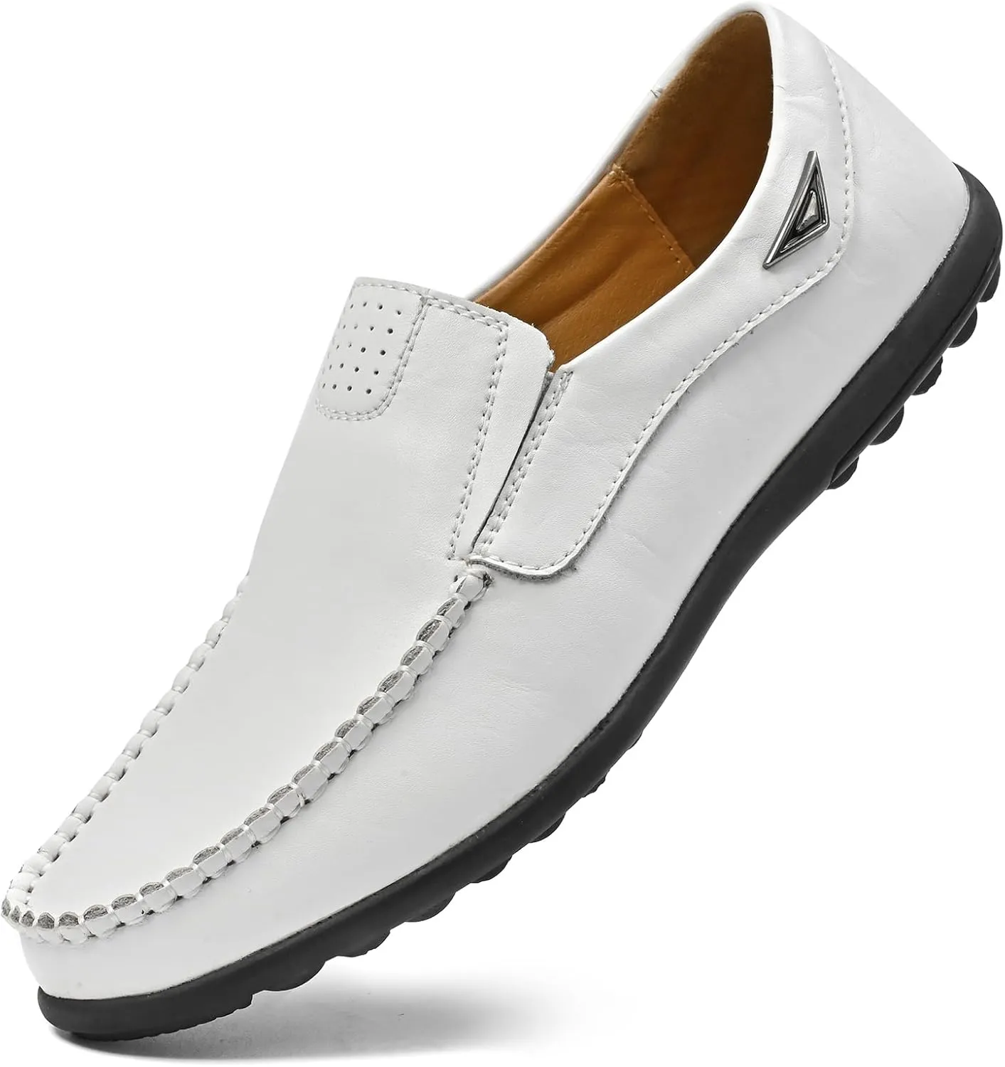 Loafer Premium Genuine Leather Men's Casual Shoes Slip On Mens Driving Penny Loafers for Men Lightweight Breathable