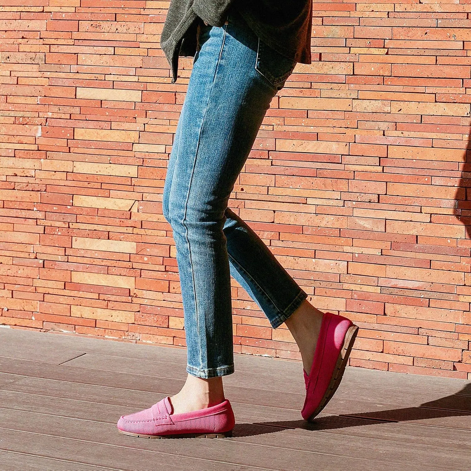 Loafers for Women Comfortable Dressy Casual Work Flats Lightweight & Breathable Slip On Walking Shoes Knit