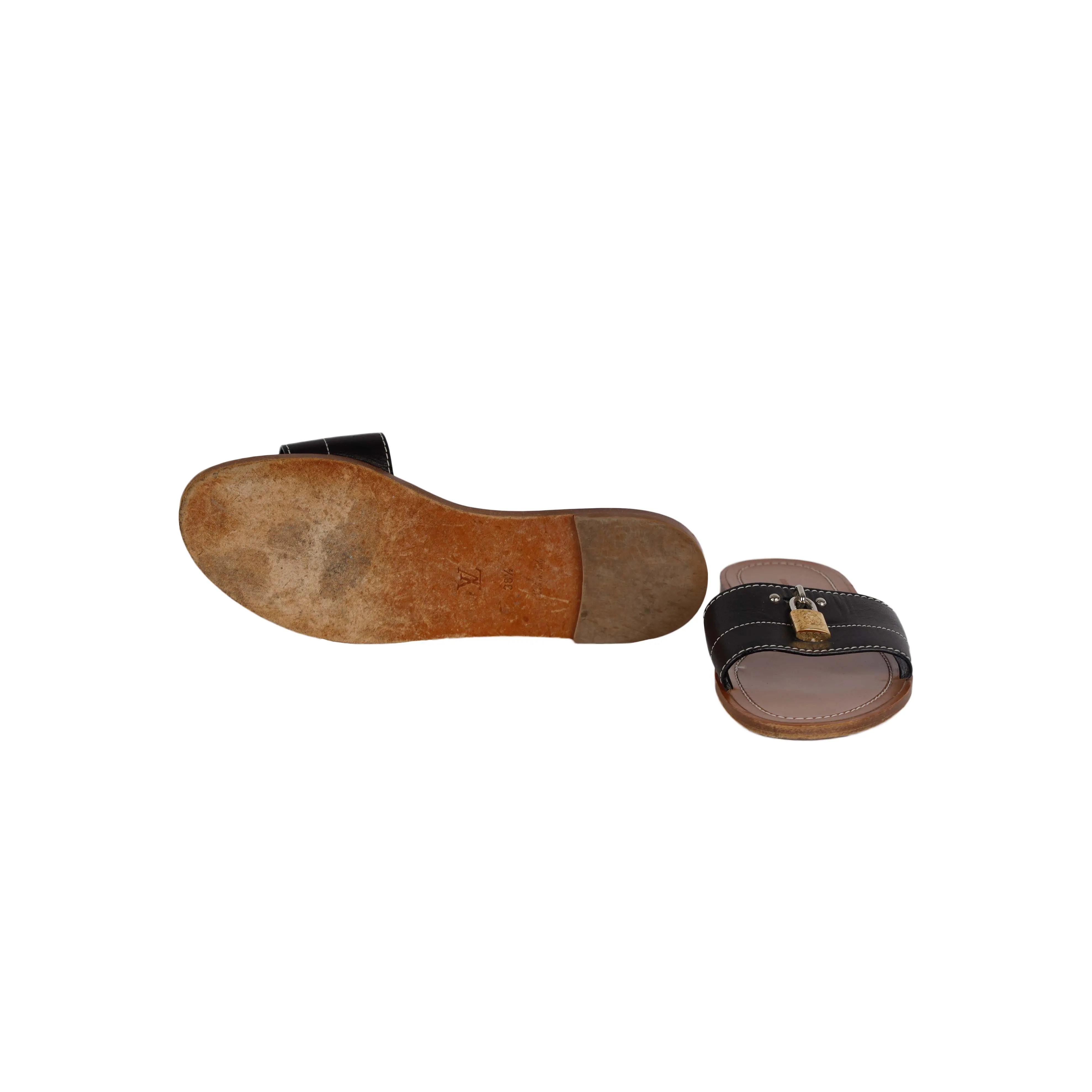 Louis Vuitton LockIt Flat Mule - '10s