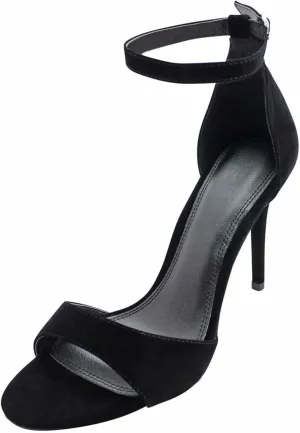 Luxe Ankle Strap Womens Sandal Pumps