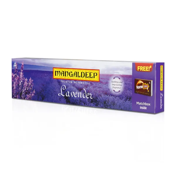 Mangaldeep Lavender Premium Incense 72 Sticks - Lavender