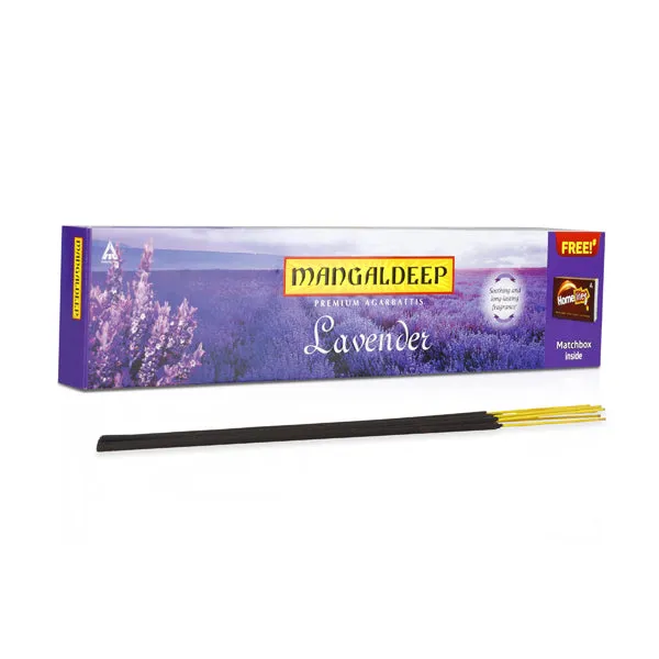 Mangaldeep Lavender Premium Incense 72 Sticks - Lavender
