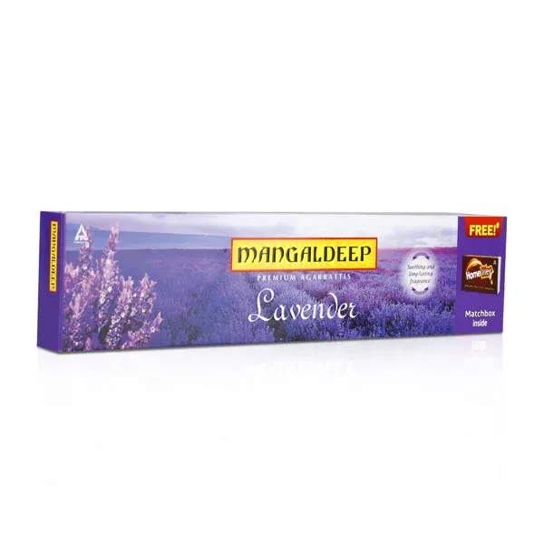 Mangaldeep Lavender Premium Incense 72 Sticks - Lavender