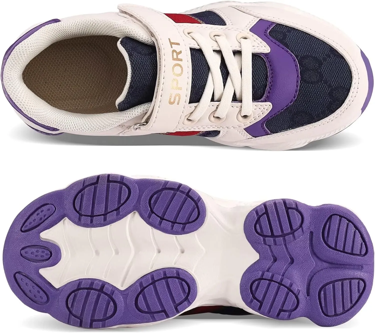 MAYZERO Kids Tennis Shoes Breathable Running Shoes Walking Shoes Fashion Sneakers for Boys and Girls