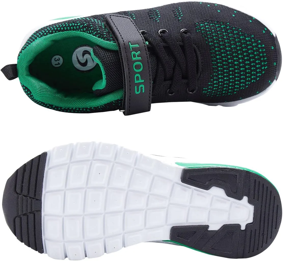 MAYZERO Kids Tennis Shoes Running Sports Shoes Breathable Athletic Shoes Lightweight Walking Shoes Fashion Sneakers for Boys and Girls