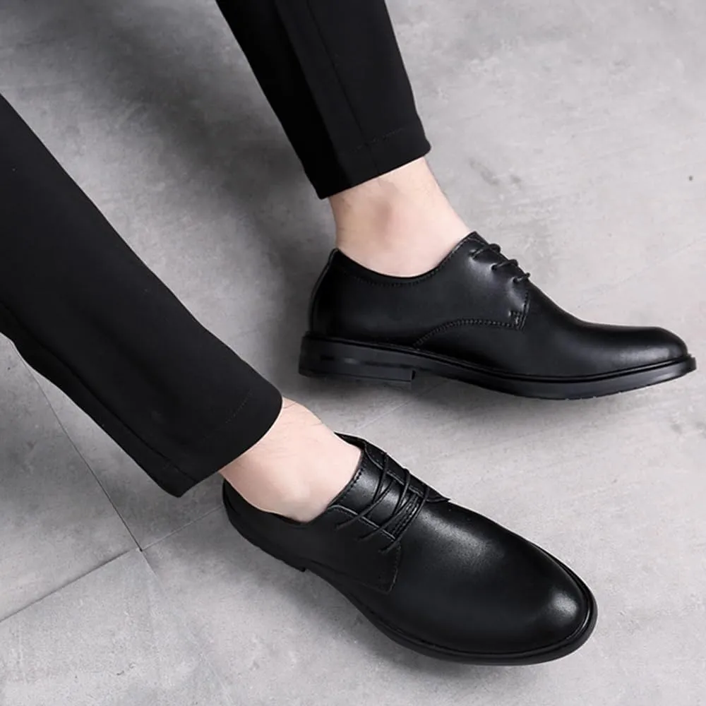 Men Shoes Oxford Business Leather Soft Casual Breathable Men's Loafers Flats Slip-on Driving Shoe Sport Male