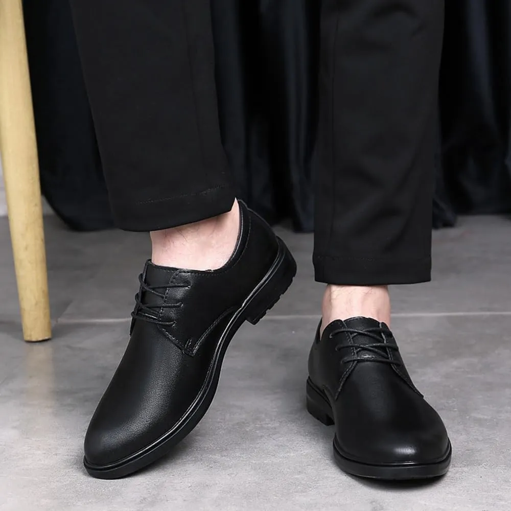 Men Shoes Oxford Business Leather Soft Casual Breathable Men's Loafers Flats Slip-on Driving Shoe Sport Male