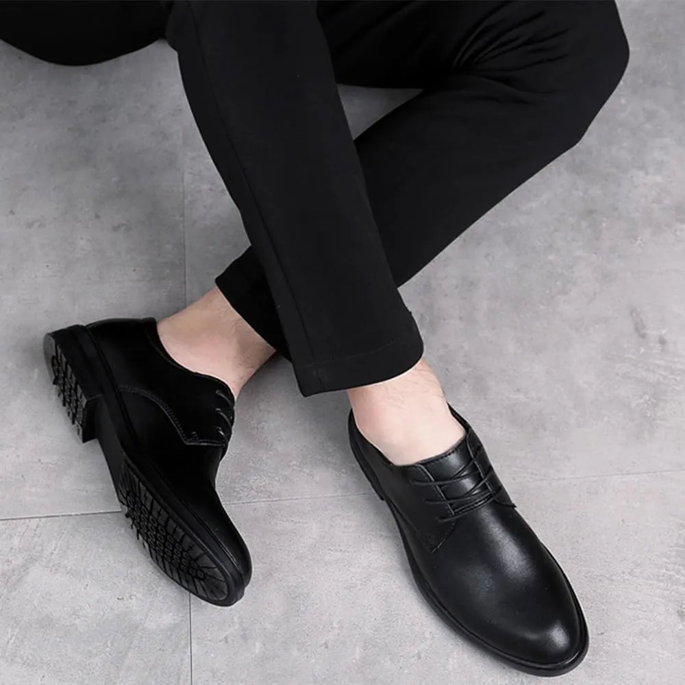 Men Shoes Oxford Business Leather Soft Casual Breathable Men's Loafers Flats Slip-on Driving Shoe Sport Male
