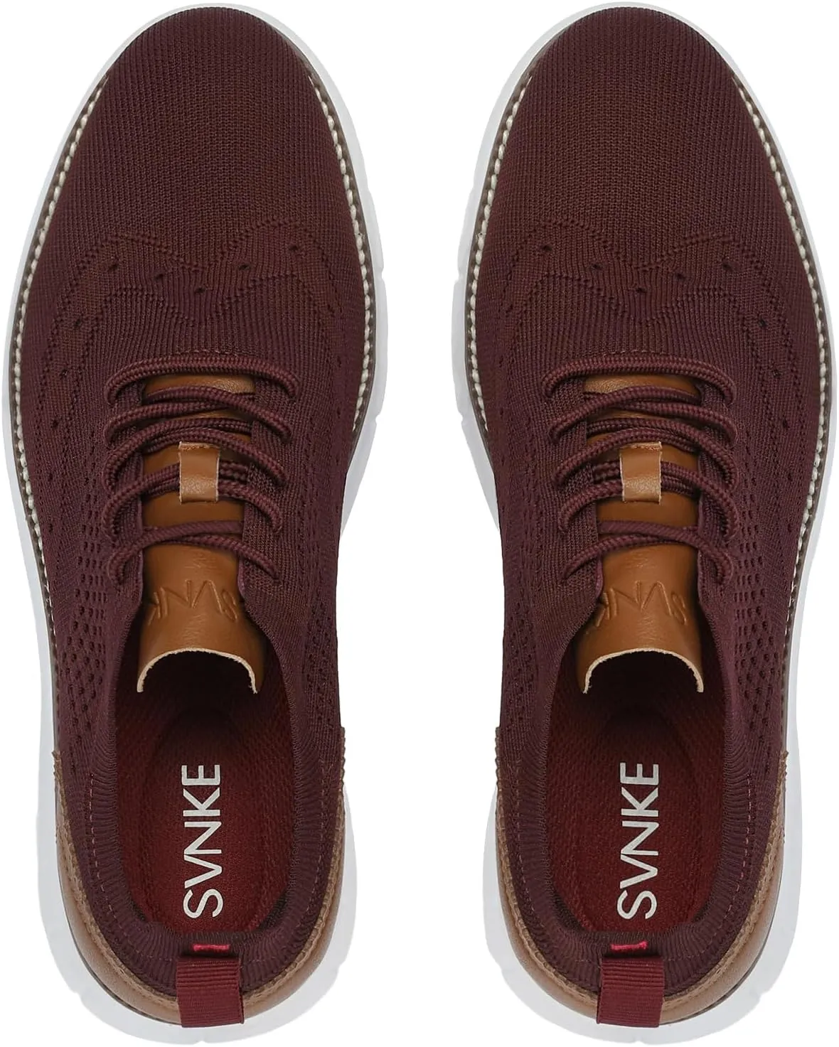 Men's Casual Dress Oxfords Shoes Breathable Knit Leisure Fashion Sneakers Lightweight Comfortable Walking Shoes