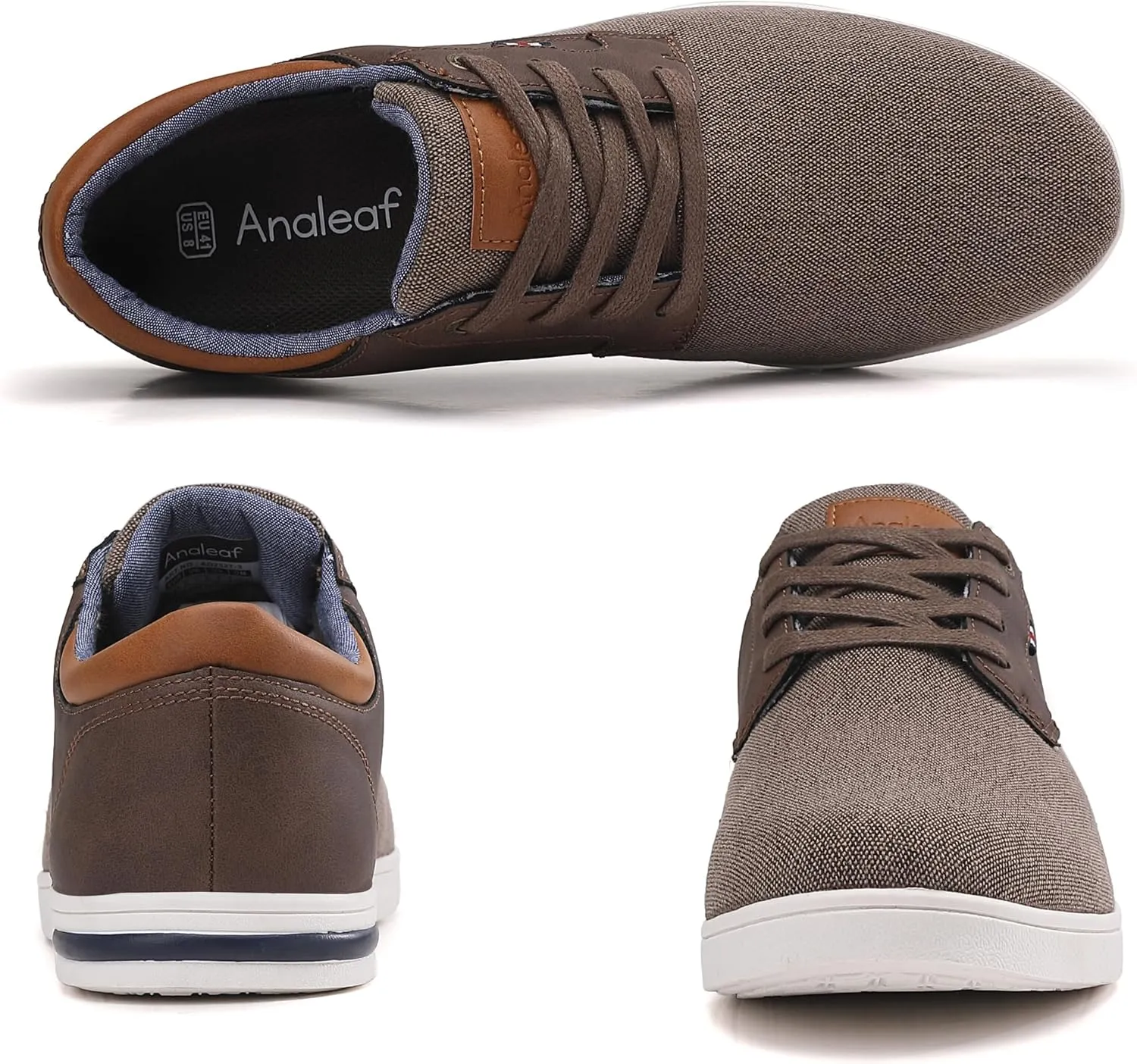 Mens Casual Shoes Fashion Dress Sneakers Breathable Business Shoes