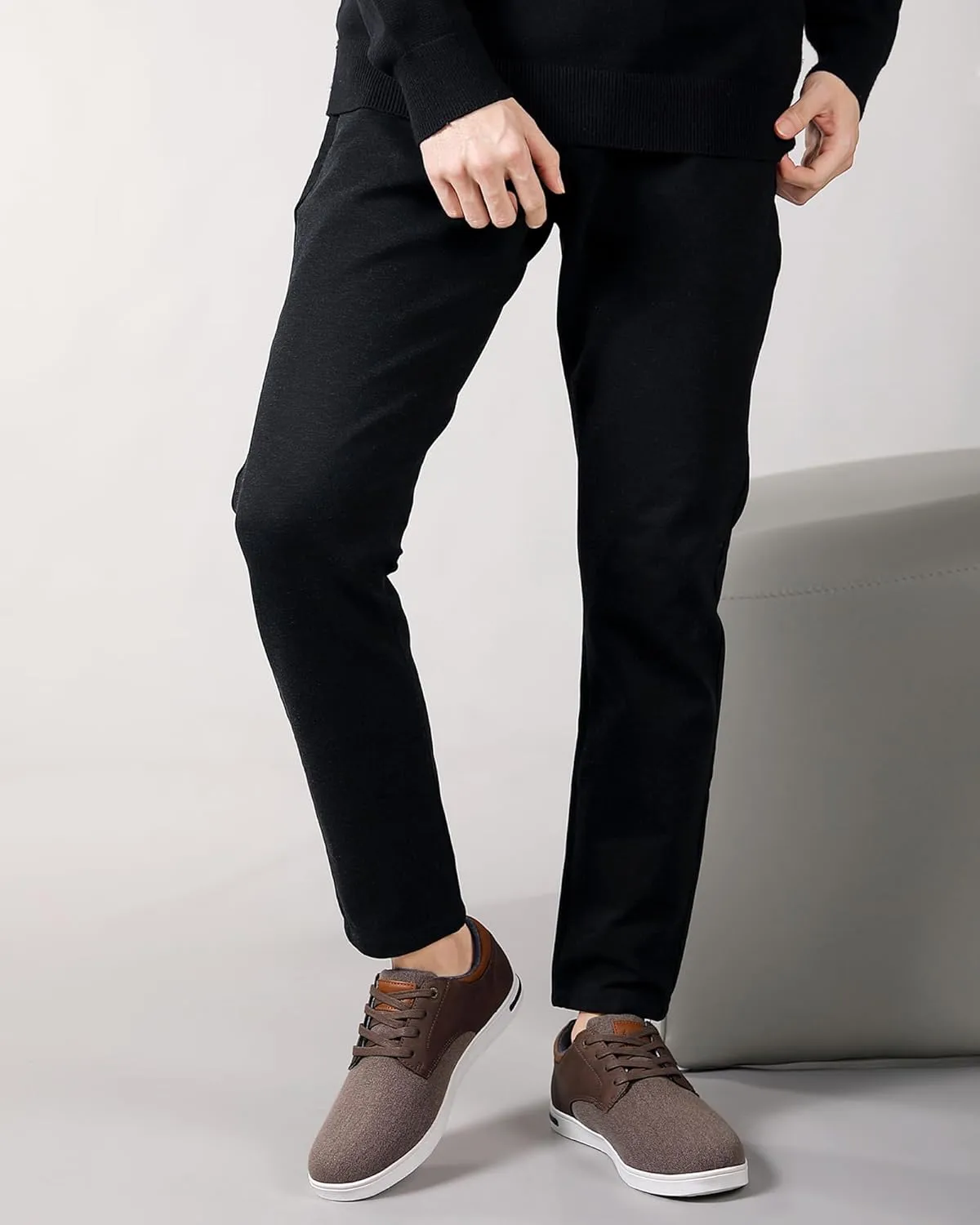 Mens Casual Shoes Fashion Dress Sneakers Breathable Business Shoes