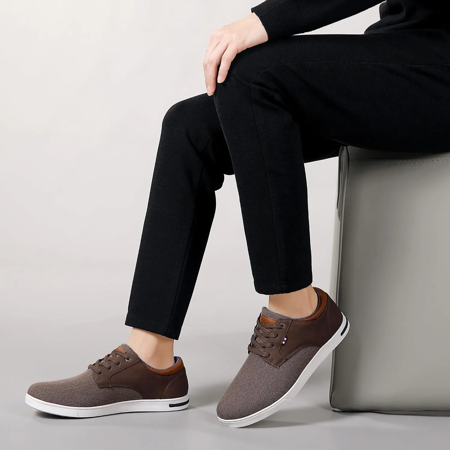 Mens Casual Shoes Fashion Dress Sneakers Breathable Business Shoes