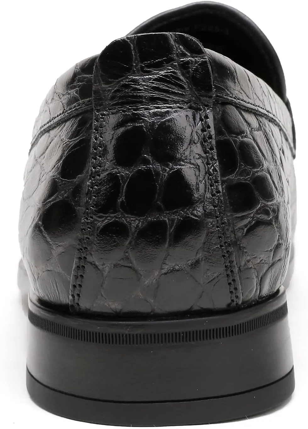 Men's Crocodile Printed Leather Dress Shoes Casual Loafer Slip on for Men